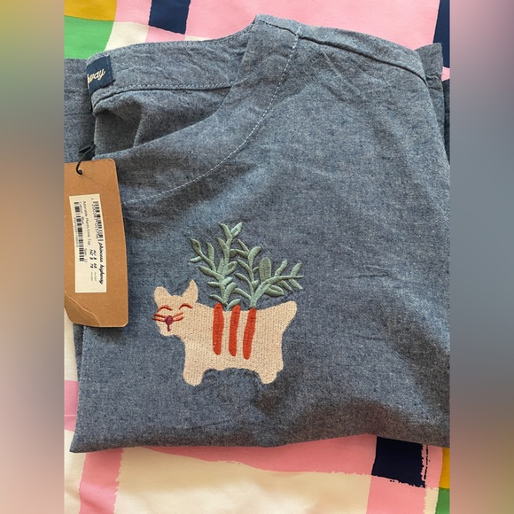 BNWT Princess Highway “Adorable Plants” Embroidered Top - Picture 8 of 10